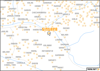 map of Sīndara