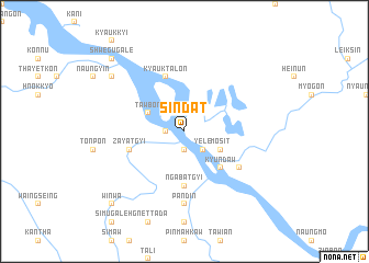 map of Sindat
