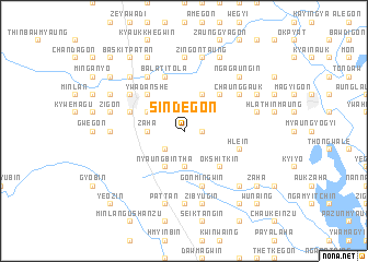 map of Sindègon