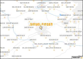 map of Sindelfingen