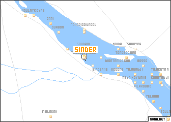 map of Sindèr