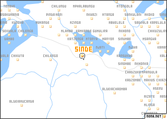 map of Sinde