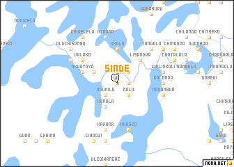map of Sinde