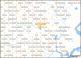map of Sindha