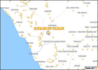 map of Sindia Kafngoun