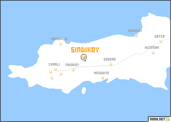 map of Sındıköy