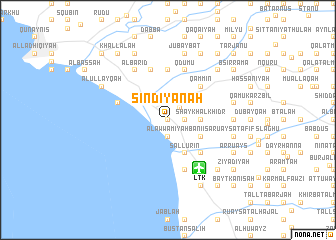 map of Sindiyānah