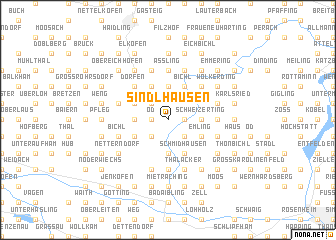 map of Sindlhausen