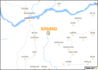 map of Sindongi