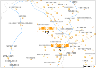 map of Sindŏng-ni