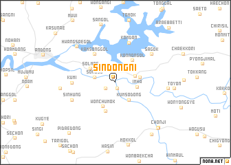 map of Sindŏng-ni