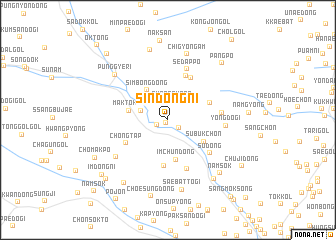 map of Sindong-ni