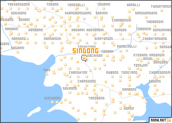 map of Sin-dong