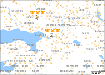 map of Sin-dong