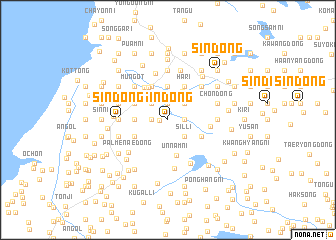 map of Sin-dong