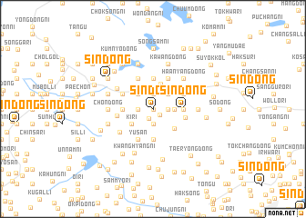 map of Sin-dong