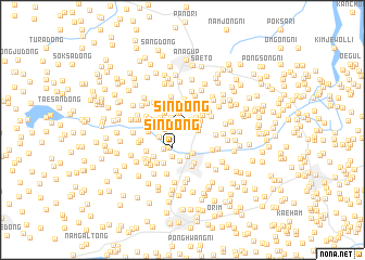 map of Sin-dong