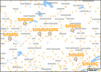 map of Sin-dong