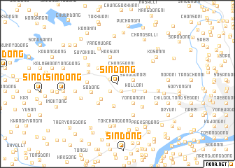 map of Sin-dong