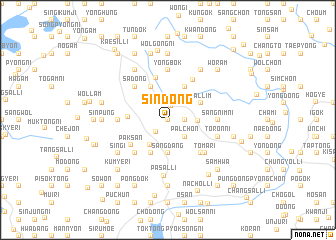 map of Sin-dong