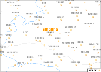 map of Sindong