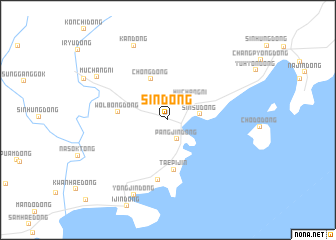 map of Sin-dong