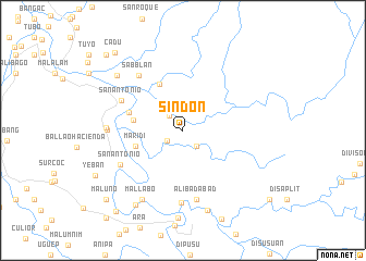 map of Sindon