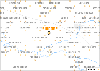 map of Sindorf