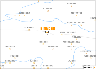 map of Sindosh\