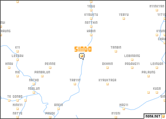 map of Sindo