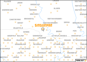 map of Sindurpar