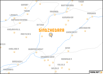 map of Sindzhe-Dara