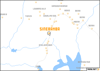 map of Sine Bamba