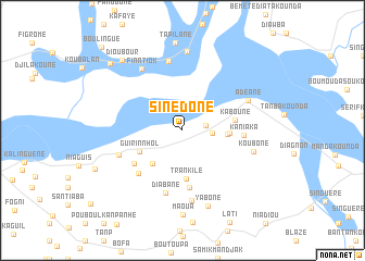 map of Sinedone