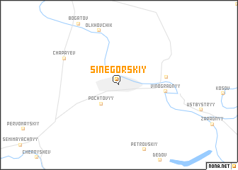 map of Sinegorskiy