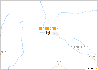 map of Sinegorsk
