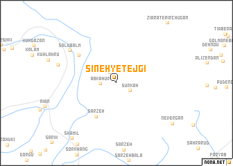 map of Sīneh-ye Tejgī