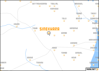 map of Siné Kwara