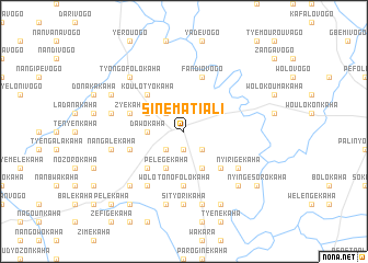 map of Sinématiali