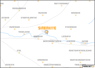 map of Sinen\