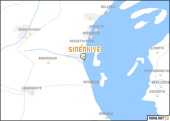map of Sinen\