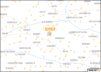 map of Siner\