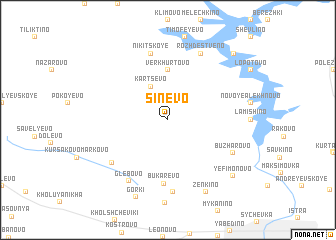 map of Sinëvo