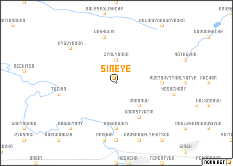 map of Sineye