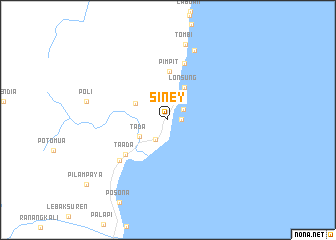 map of Siney