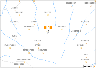 map of Sine