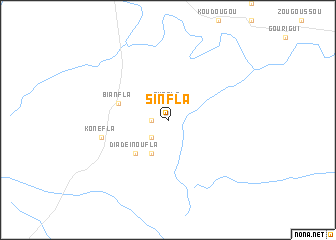 map of Sinfla