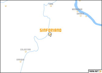 map of Sinforiano