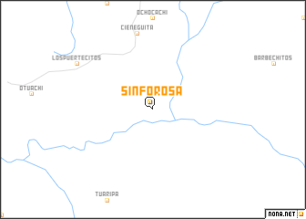 map of Sinforosa