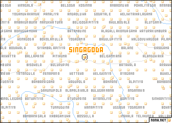 map of Singagoda